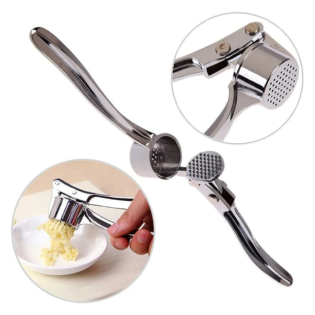 Kitchen Stainless Steel Garlic Smasher