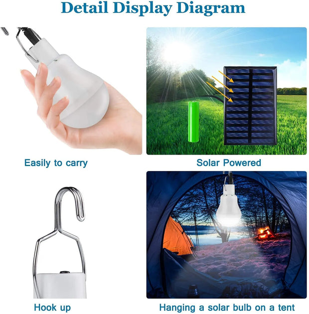 Outdoor LED Solar Lamp Bulb