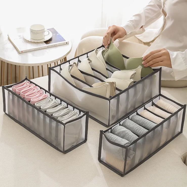 Clothes Jeans Compartment Storage Box