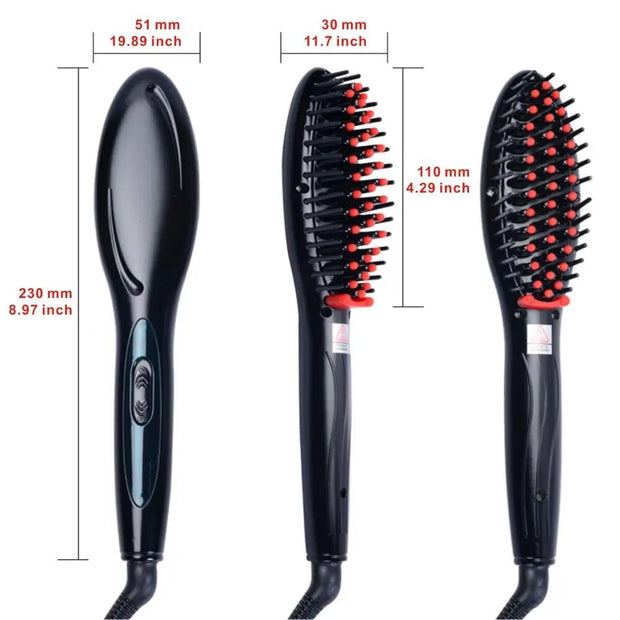 Electric Hair Straightener Brush