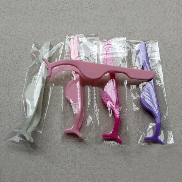 Plastic Eyelashes Extension Tweezers