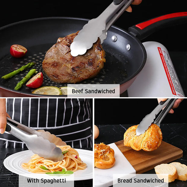 Stainless Steel Non-slip Cooking Clip