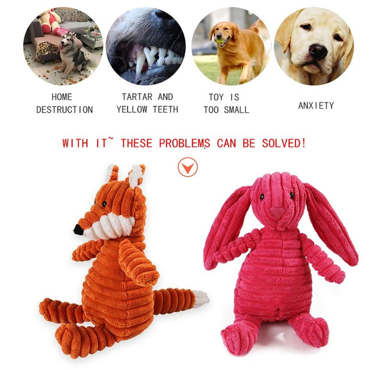 Dog Corduroy Chew Bite Toys