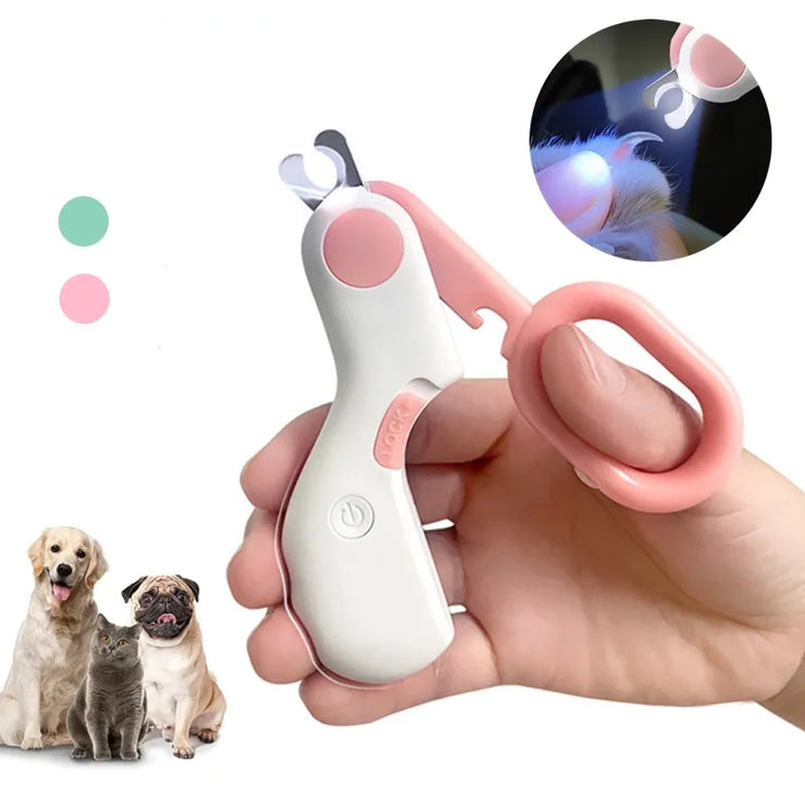 Cat Dog LED Nail Clipper