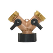 Garden  2/4-Way Hose Brass Splitter