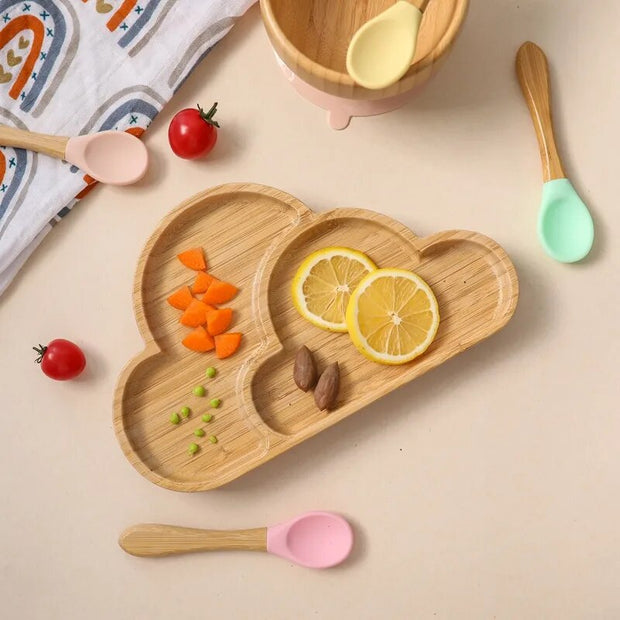 Children Bamboo Tableware Set