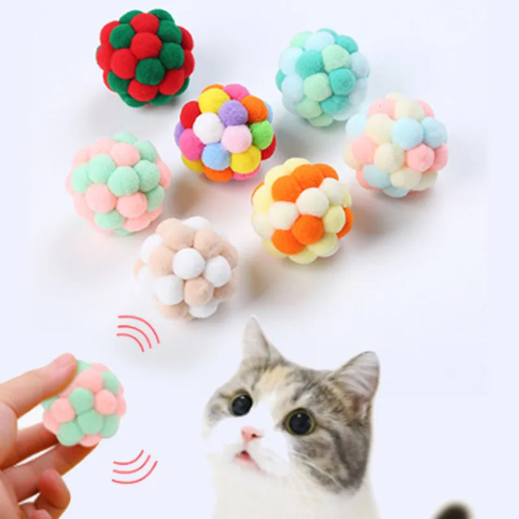 Cat Bouncy Ball Kitten Interactive Toy