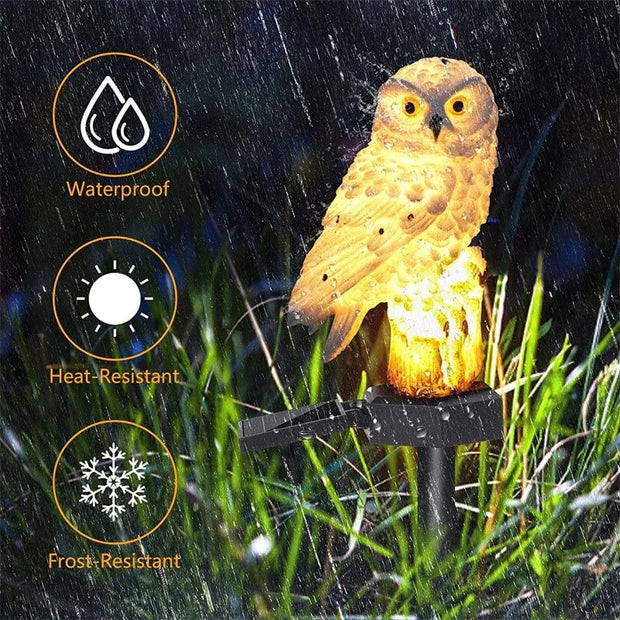 Garden Solar Owl Light