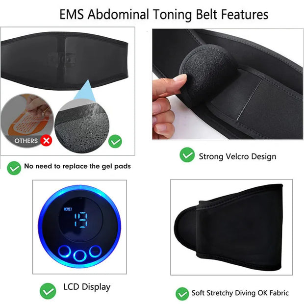 Abdominal Muscle Stimulator Belt