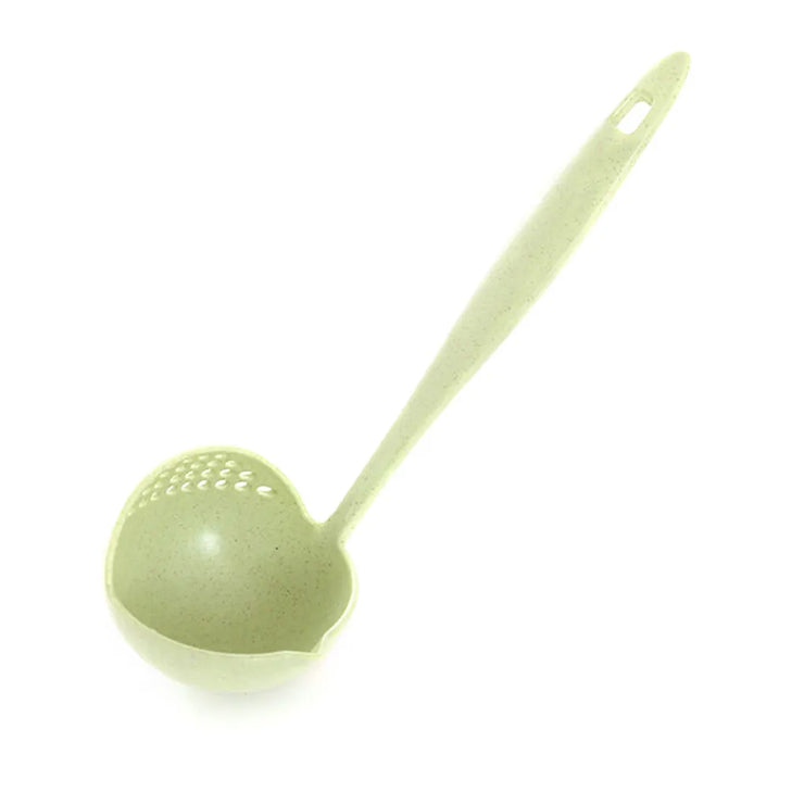 2 in 1 Long Handle Soup Spoon