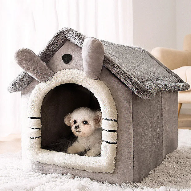 Cat Dog Deep Sleep House Bed