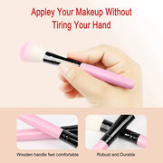 13 Pcs Pink Makeup Brushes Set