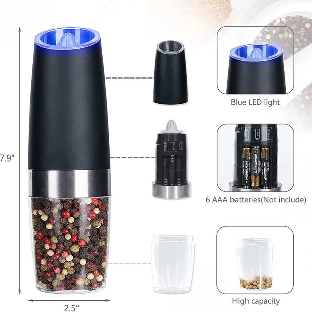 Electric Pepper Mill Herb Grinder