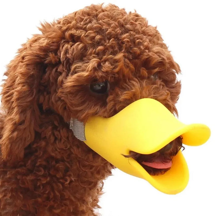 Dog Silicone Duck Muzzle Mask