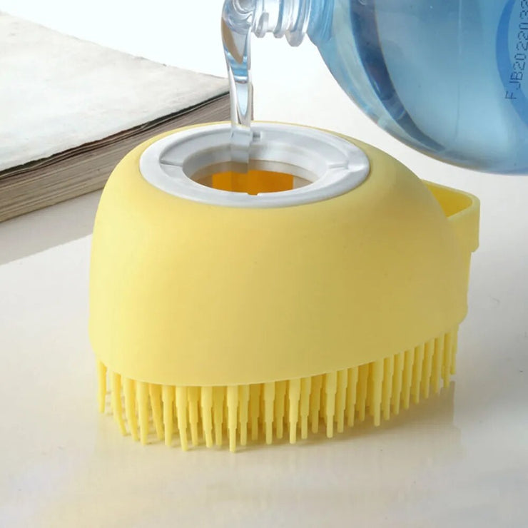 Pet Soft Silicone Bath Brush