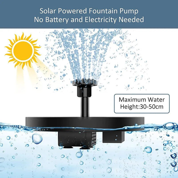 Mini Solar Waterfall Fountain