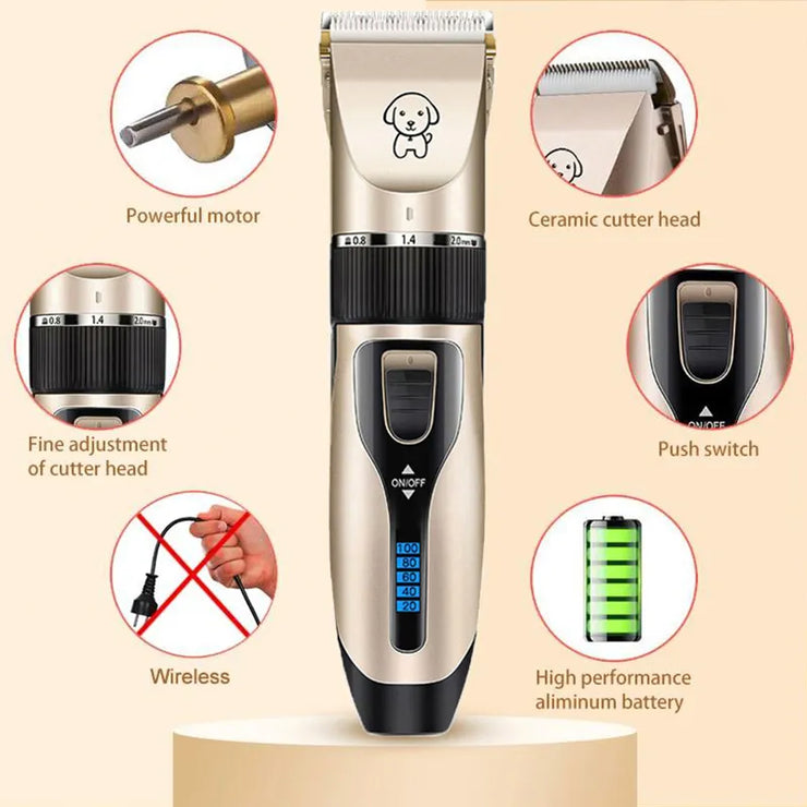 Pet Hair Clippers Set