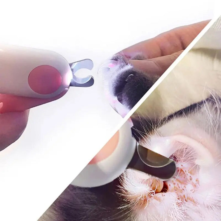 Cat Dog LED Nail Clipper