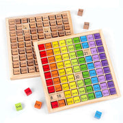 99 Color Multiplication Table Board