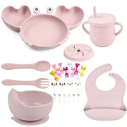 Baby Soft Silicone Sucker Bowl Sets