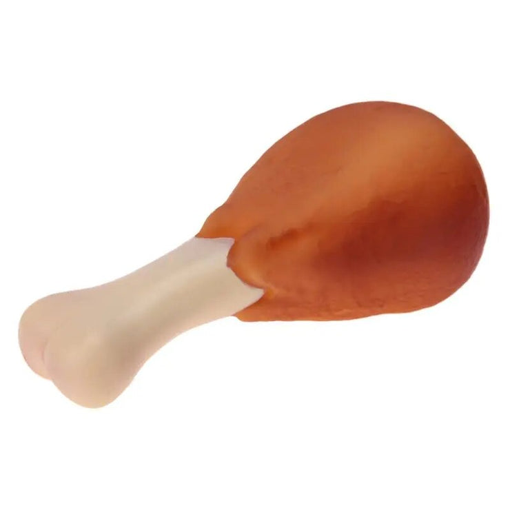 Pet Dog Rubber Chicken Leg Chew Toys