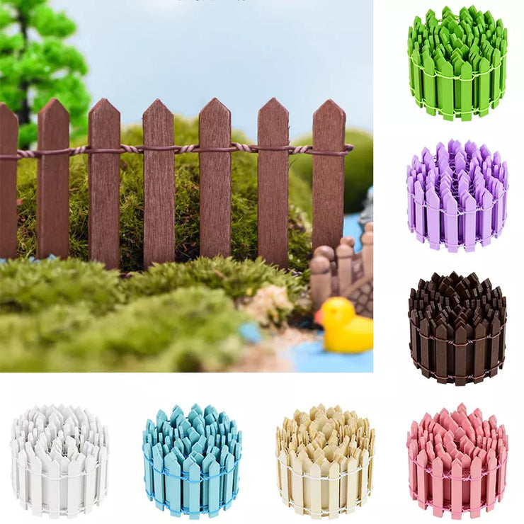 Garden  DIY Miniature Mini Fence