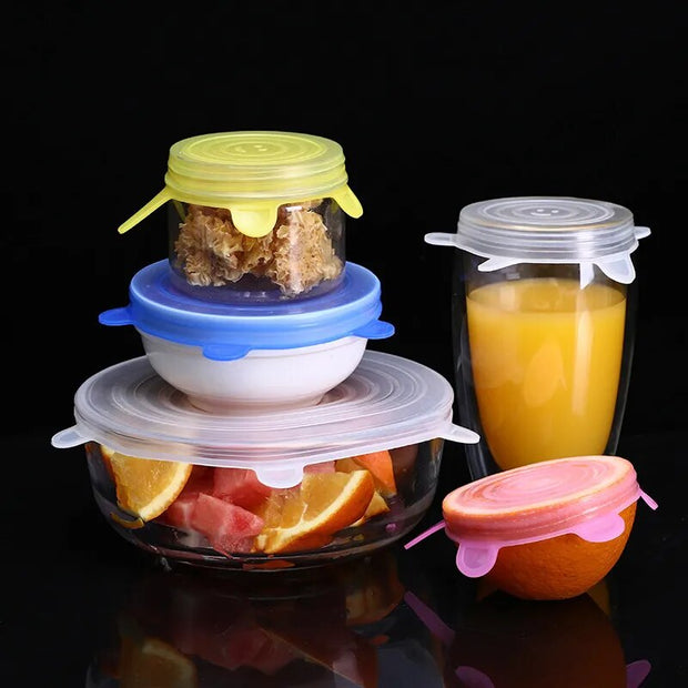 Silicone Food Wrap Bowl Lid