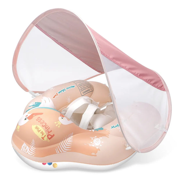 Baby Float With Canopy Swimming Ring