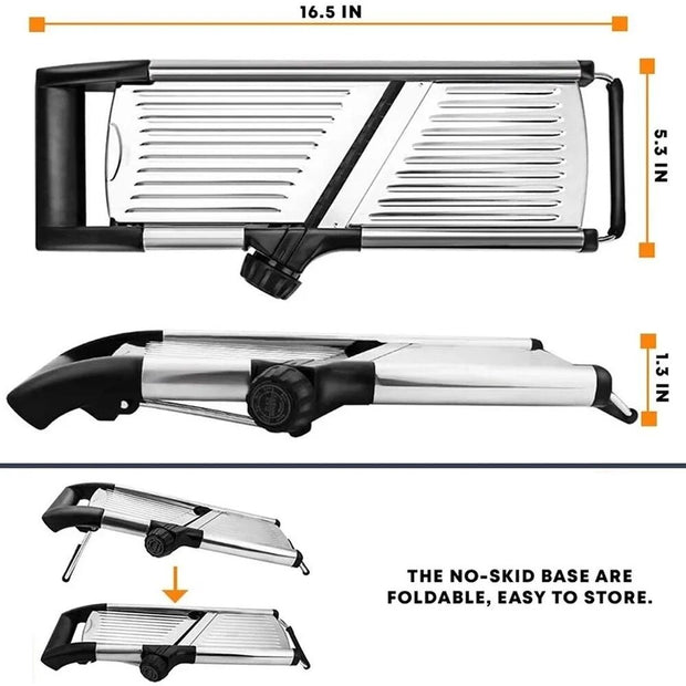 Stainless Steel Mandoline Vegetable Slicer