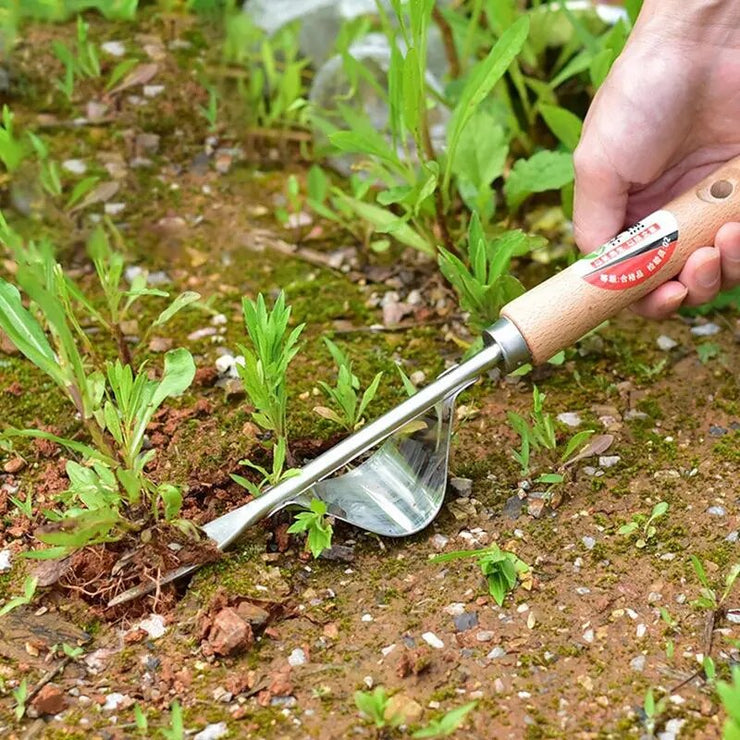 Garden Wooden Hand Weeder Removal  Tools