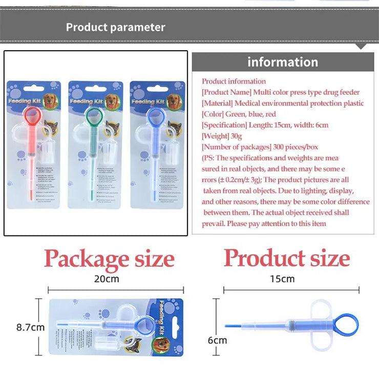 Pet Dog Medicine Syringe