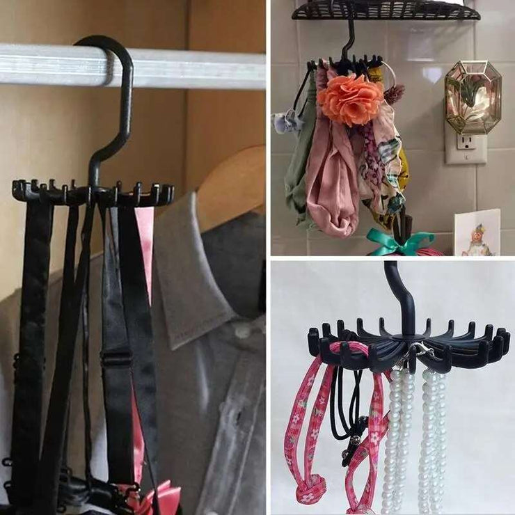 360 Degree Rotating Tie Rack