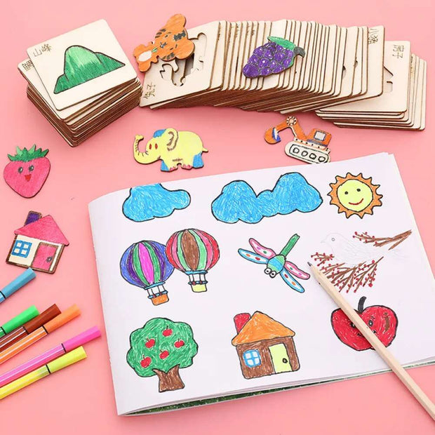 20/32Pcs Montessori Drawing Toys