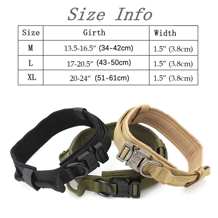 Dog Adjustable Tactical Collar