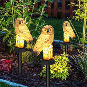 Garden Solar Owl Light